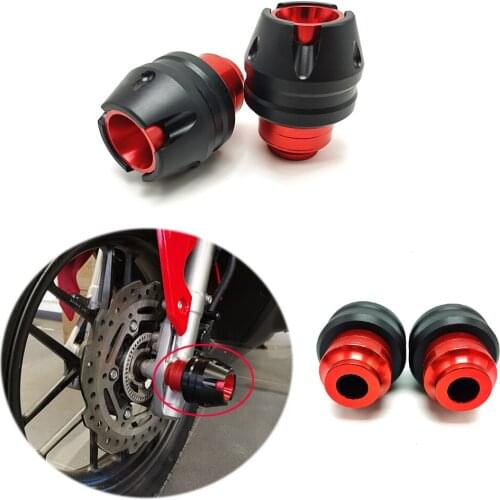 For Yamaha Nmax155 2020 Xmax 250 General Motorcycle Aluminum Alloy ABS Anti-drop Rubber Front Wheel Anti-drop Ball Suitable