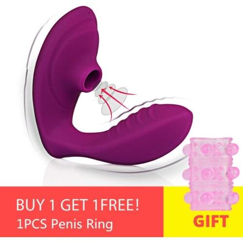Clitoral sucking dildo vibrator sex toy for women women G-spot clitoral stimulator adult toy sex products