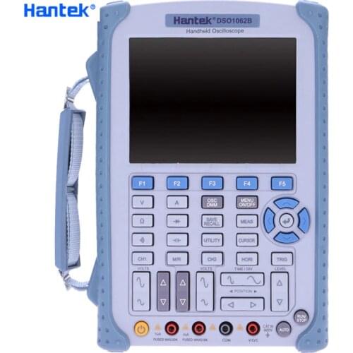 Hantek DSO1062B Digital Handheld Oscilloscope Multimeter 2CH 60MHz 1Gsa/S sample rate 1M Memory Depth 6000 Counts DMM
