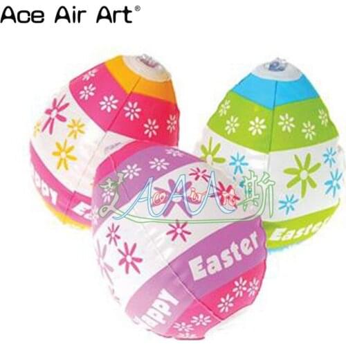 Hot selling Easter sale inflatable Eggs model,colorful inflatable Easter egg for Easter Events Decorations