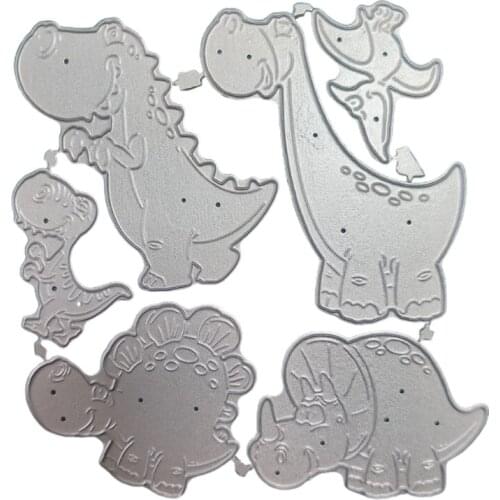 Dinosaur Metal Cutting Dies Stencil Scrapbooking DIY Album Stamp Paper Card Mold Embossing Decoration Craft H55A