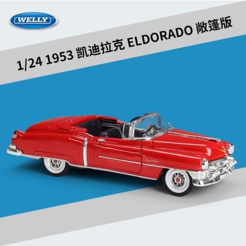 Welly 1: 24 1953 Cadillac Eldoradoc Sports Car Simulation Alloy Car Model For Children Gifts