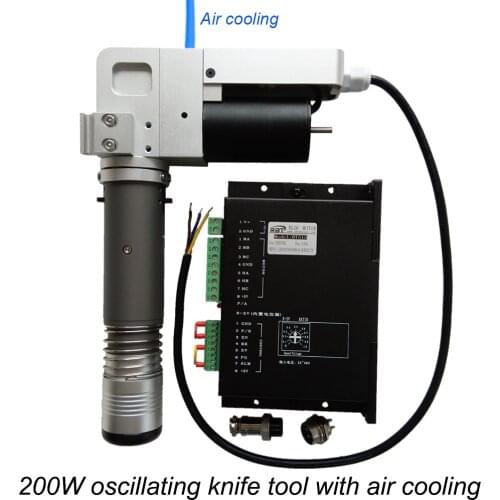 200W oscillating knife tool with air cooling for cutting car foot mat leather foam board ABS plastic
