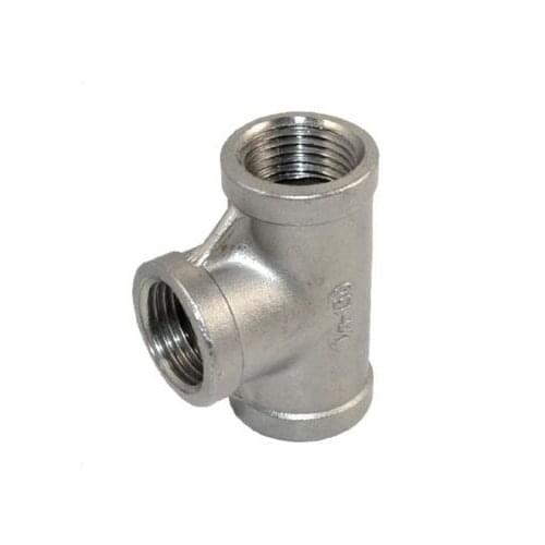 Stainless Steel 304 Tee - 1/2"NPT, Homebrew Hardware, Pump fitting