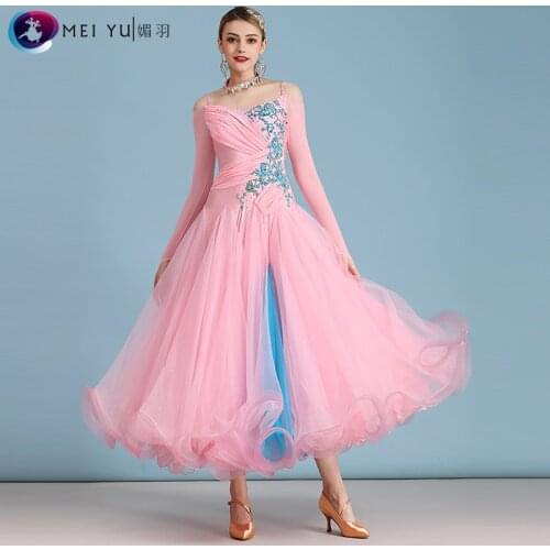 New ballroom dance competition dress for woman waltz dresses standard dance dress women ballroom dress MY827