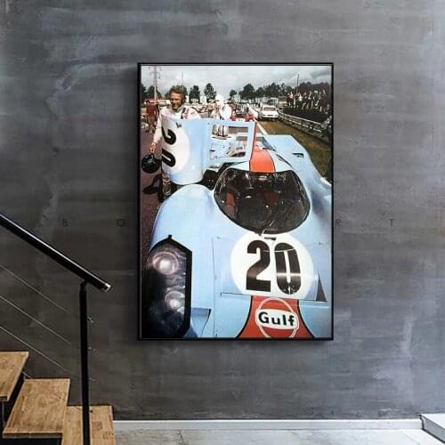 24 Hours Of Le Mans Programme Officiel Canvas Print Painting Nordic Poster Wall Art Picture For Living Noom Home Decora Unframed