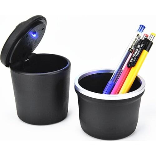 Portable LED Cigarette Smoke car Ashtray for kia sorento nissan x-trail t32 lifan x60 kia rio 2017 duster renault nissan
