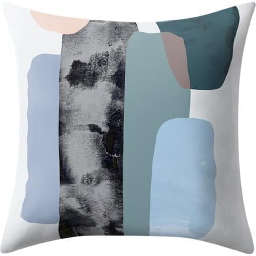 Simplicity pillowcase Geometric polyester Pillow Square Case Cushion Cover Pillowcase Home Decoratio наволочки декоративные