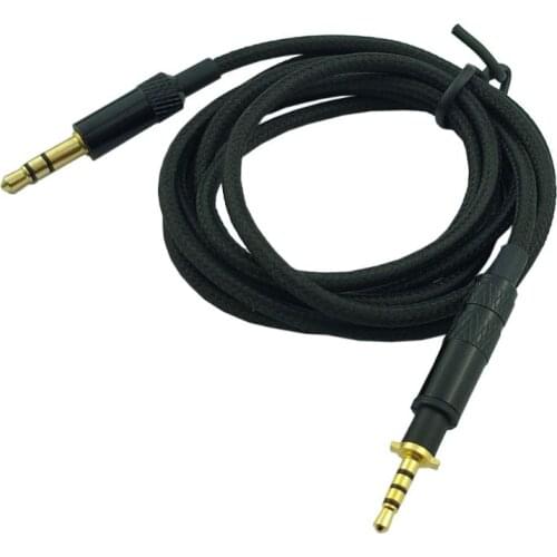 Replacement Earphone Cable Audio Cord Line for JBL J55 J55A J88 J88A Headphones Black