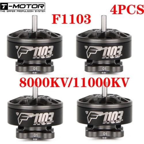 4pcs T-Motor F1103 11000KV/8000KV Brushless Motor FPV Motor 2-3S For Cinewhoop RC Drone FPV Racing BetaFPV