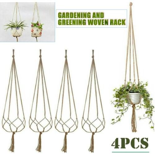 Hanging Plant Macrame Plant Hanger Flower Pot Planter Hanger Wall Decor Courtyard Garden Hanging Planter Home Decor