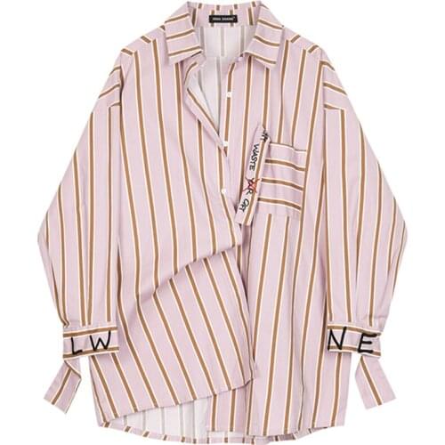 Женские рубашки в полоску YaSuGuoJi China At AliExpress