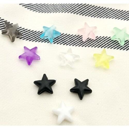 100pc Pentagram Silicone Cord Locks Lanyard Buckle Anti Slip Stopper Adjusting Pvc Soft Rubber Rope Button Hand Masks Supplies