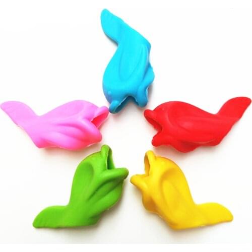 1pcs Kids Writing Pencil Pan Holder Children Learning Stationery Set Practise Silicone Pen Aid Grip Posture Correction Device