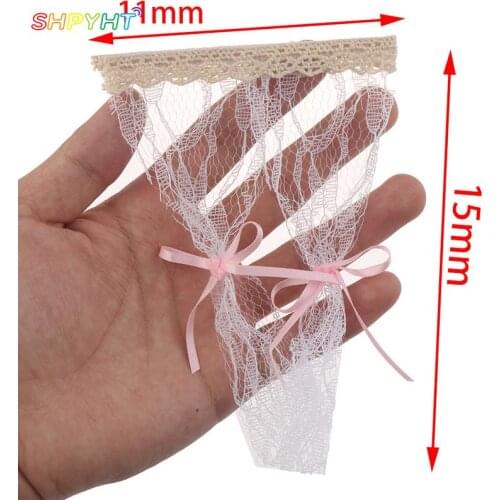1 Pc Cute Dollhouse Miniatures Lattice and Lace Curtain for 1/12 Scale Dolls House Bedroom Furniture Decor Accessories NEW
