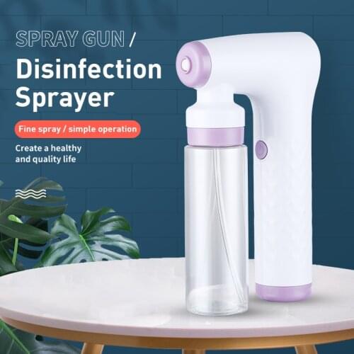 120ml Nano Steam Atomizing Fogger Disinfection Sprayer Portable Atomizing Fogger Machine Steam Spray Guns Garden Tools Cocina
