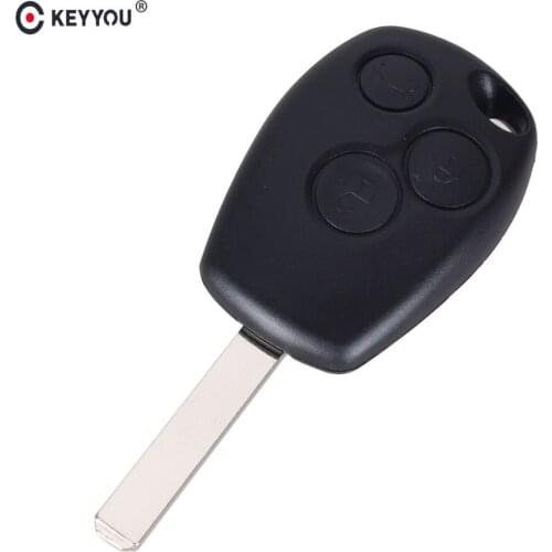 KEYYOU 3 Button Remote Key Fob Shell For Renault Scenic Clio Modus Laguna Megane Keys Cover Case