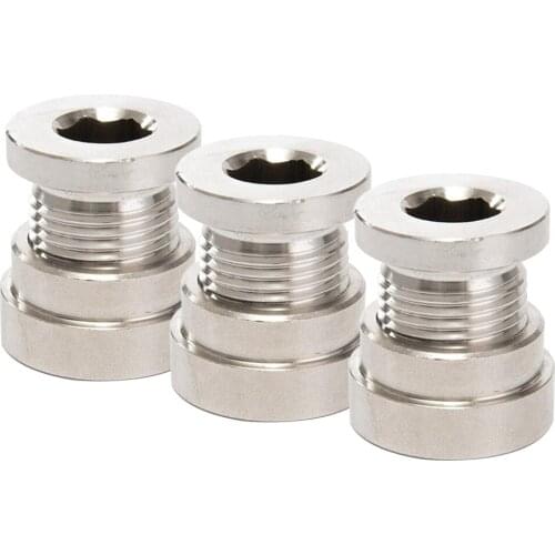 3 pcs Universal O2 Sensor Nut, for Exhaust Systems with M18 x 1.5 Sensor Holes