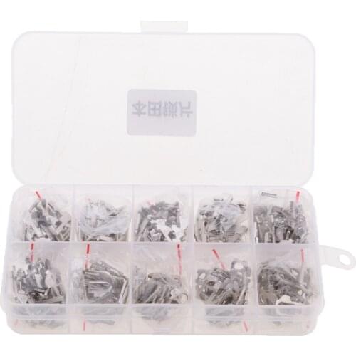 380 Pieces Car Lock Reed Locking Plate Tablets Set for Honda