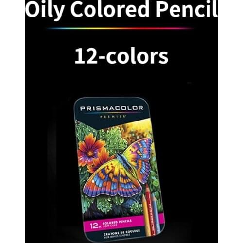 American Prismacolor Colored Pencil 12 Oil Color Pencil Art Painting Drawing Pencils for Artists and Students School Supplies