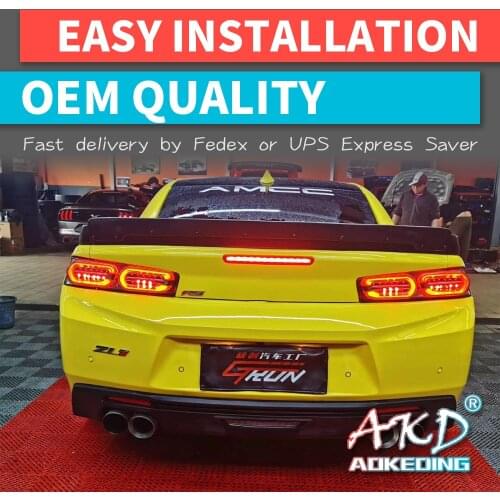 Car Goods Tail Light For Chevrolet camaro 2016-2019 Taillights Rear Lamp LED Signal Reversing Parking Lights