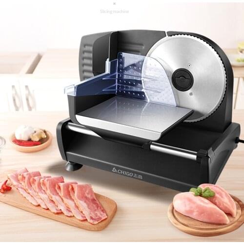 Household Electric Meat Cutter Fully Automatic Multifunction Vegetables Bread Strips Filament stainless steel Easy to clean150W