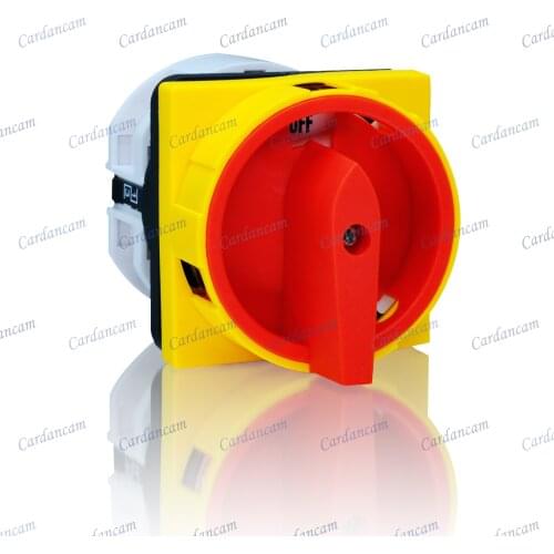 Cardancam Universal Switch TA10-63(LW26/LW39/LW38/CA10/C26)Rotary Swtich Cam Switch Ui660V Ith 63A with Padlock 2P/3P/4P/5P/6P