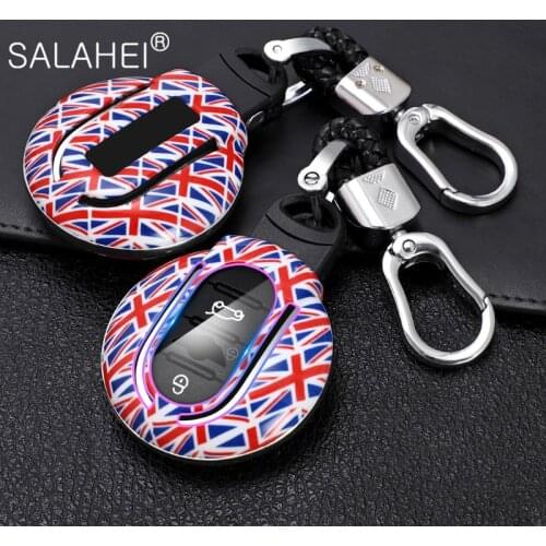 ABS Car Key Case Cover For BMW MINI COOPER S ONE JCW F54 F55 F56 F57 F60 CLUBMAN COUNTRYMAN Keychain Car Interior Accessories