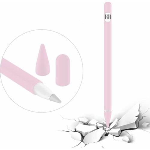 Colorful Soft Silicone Compatible For Apple Pencil Case Compatible For iPad Tablet Touch Pen Stylus Protective Sleeve Cover