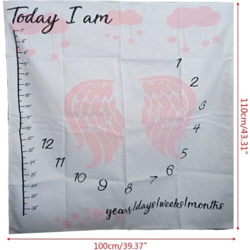 Infant Baby Photo Blanket Photography Prop Backdrop Cloth Calendar Newborn Boys Girls Photos Accessories