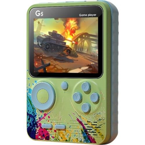 G5 3 inch Classic Game Player Built-in 500 Games Mini Retro Video Gaming Console Retro Console Color LCD Screen Game