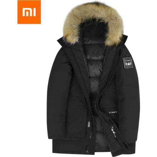 Xiaomi Cottonsmith Arctic Extremely Cold Goose Down Jacket Waterproof Compass Armband Men Women Parka Hooded Warm Parka Jacket