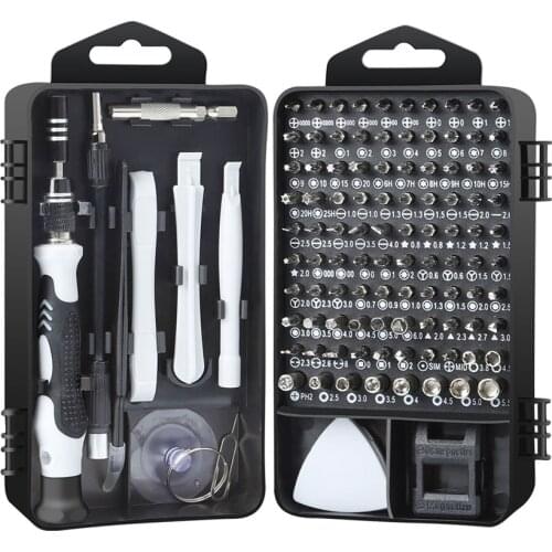 Screwdriver Phone Repair Tool Set 115 in 1 Magnetic Screwdriver Bits Repair Tool Kit Precision Torx Hex Screw Driver Hand Tools