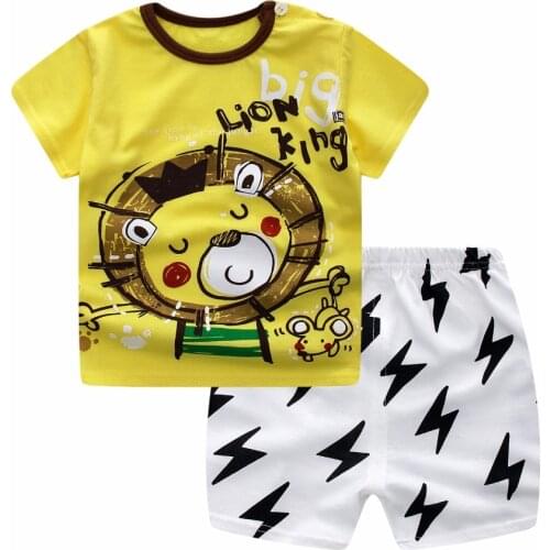 Baby Boy Clothes Summer 2020 Newborn Baby Boys Clothes Set Cotton Baby Clothing Suit (Shirt+Pants) Plaid Infant Clothes Set DS19