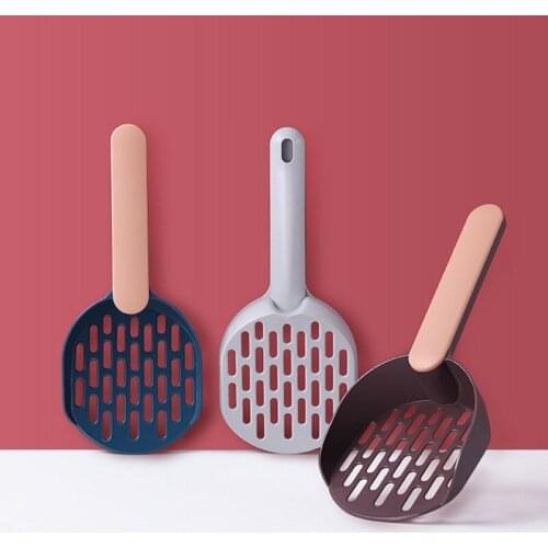 Pet Litter Scoop Instant Filter Cat Scoop Pick Up Bag Dispenser Kitten Puppy Litter Deep Shovel Sturdy Long Handle Pet Supplies