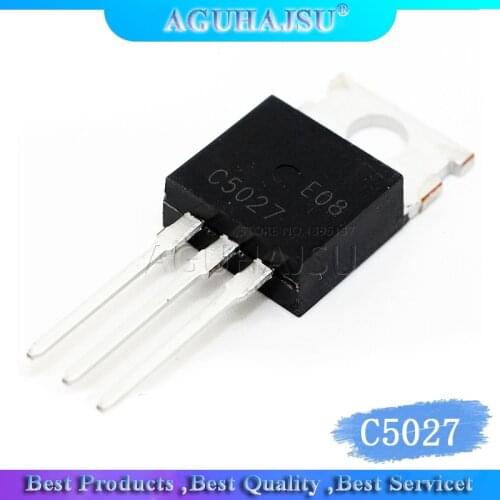 10PCS High Voltage Switch Transistor Transistor 2SC5027 J5027 C5027-R 3A 800V TO-220