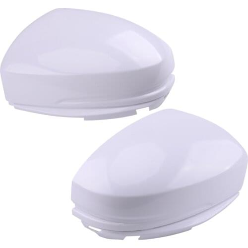 2pcs Car ABS Side Rearview Wing Door Mirror Housing Cover Cap Fit for Honda Fit Jazz 2014 2015 2016 2017 2018