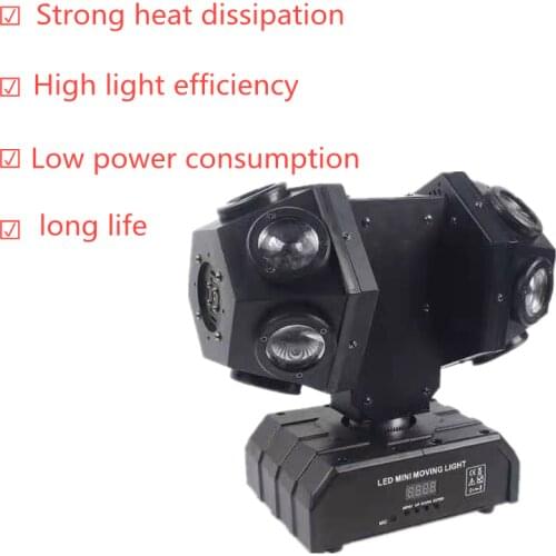 4 in 1 RGBW beam light / LED football stage effect lighting / double arm beam moving head light, suitable for nightclubs