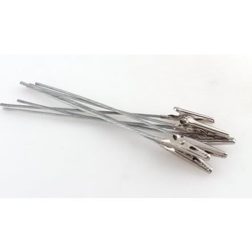 6inch Silver Alligator clip with teeth 10pcs Alligator Clamps metal Alligator Clamps wires card photo clips DIY gift