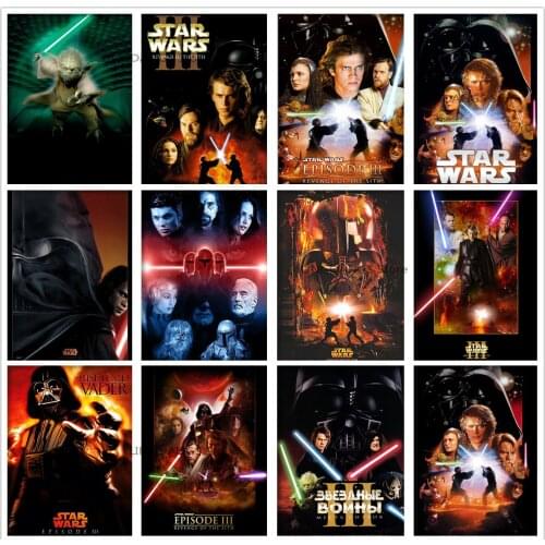 5d Diy Diamond Painting Disney Movie Episode Iii Revenge Of The Sith Poster Diamond Mosaic Embroidery Cross Stitch Home Decor