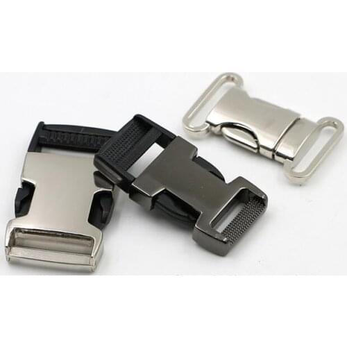 Luggage Metal buckle straps Clothing accessories 5 pcs for DIY luggage bags silver black free shipping