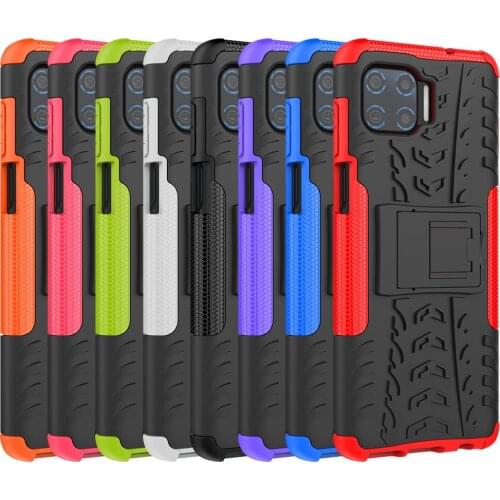 Hybrid Armor Heavy Duty Case For OPPO V9 V11 V15 Pro Y17 F11 Pro F17 Pro A15 A53S A92 Kickstand Shockproof Hard Stand Hold Cover
