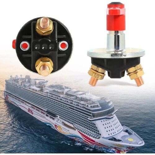 150 Amp 12V/24V Fixed Key Battery Isolator Cut Off Kill Switch IP65 Waterproof Heavy Duty Truck Boat Yacht Battery Switch