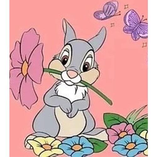 Disney Classic Anime Canvas Painting Fawn Bambi Cartoon Single Animal Posters and Prints Wall Art Picture Living Room Home Decor