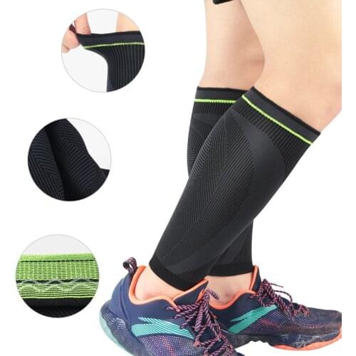 Breathable Knitted Calf Sleeves Protect 1 PCS Jogging Cycling Leg Compression Sleeves Brace Shin Guard Support Sports Safety