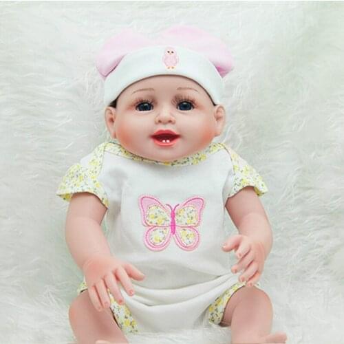 52cm Silicone Reborn Dolls Baby Realistic Doll Reborn Full Vinyl Boneca BeBe Reborn Doll for Girls Birthday Gifts