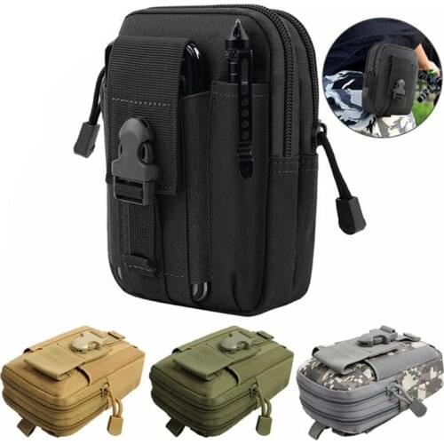 Mens Belt Waist Bag With Leg Attach Oxford Cloth Waterproof Phone Wallet Belt Waist Bag Purse 6.8 Inch Mobile Phone Waist Bags