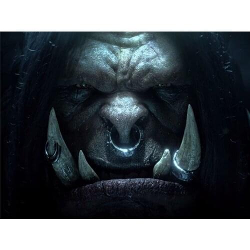 World Of Warcraft DIY Cross Stitch Embroidery 11CT Kits Needlework Craft Set Printed Canvas Cotton Thread Home Sell