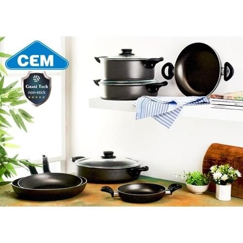 Cem 10 Piece Granite Cookware Set cookware set luxury cookware