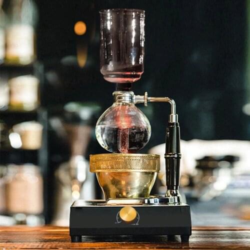 TABLETOP SYPHONE COFFEE POT/GLASS COFFEE TOOL SIPHON (SYPHON) (ALCOHOL BURNER)
